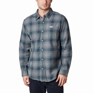 Columbia Camisas Casuales Boulder Ridge™ Flannel Hombre Grises (403VIENSJ)